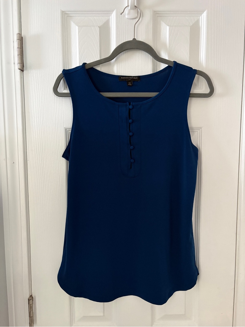 Banana Republic teal sleeveless top size XS